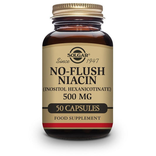 No Flush Niacin 500 Mg 50 Capsulas | Solgar - Dietetica Ferrer