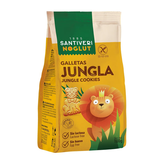 Noglut Galletas Jungla 100 gr | Santiveri - Dietetica Ferrer