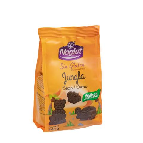 Noglut Galletas Jungla Cacao 100 gr | Santiveri - Dietetica Ferrer