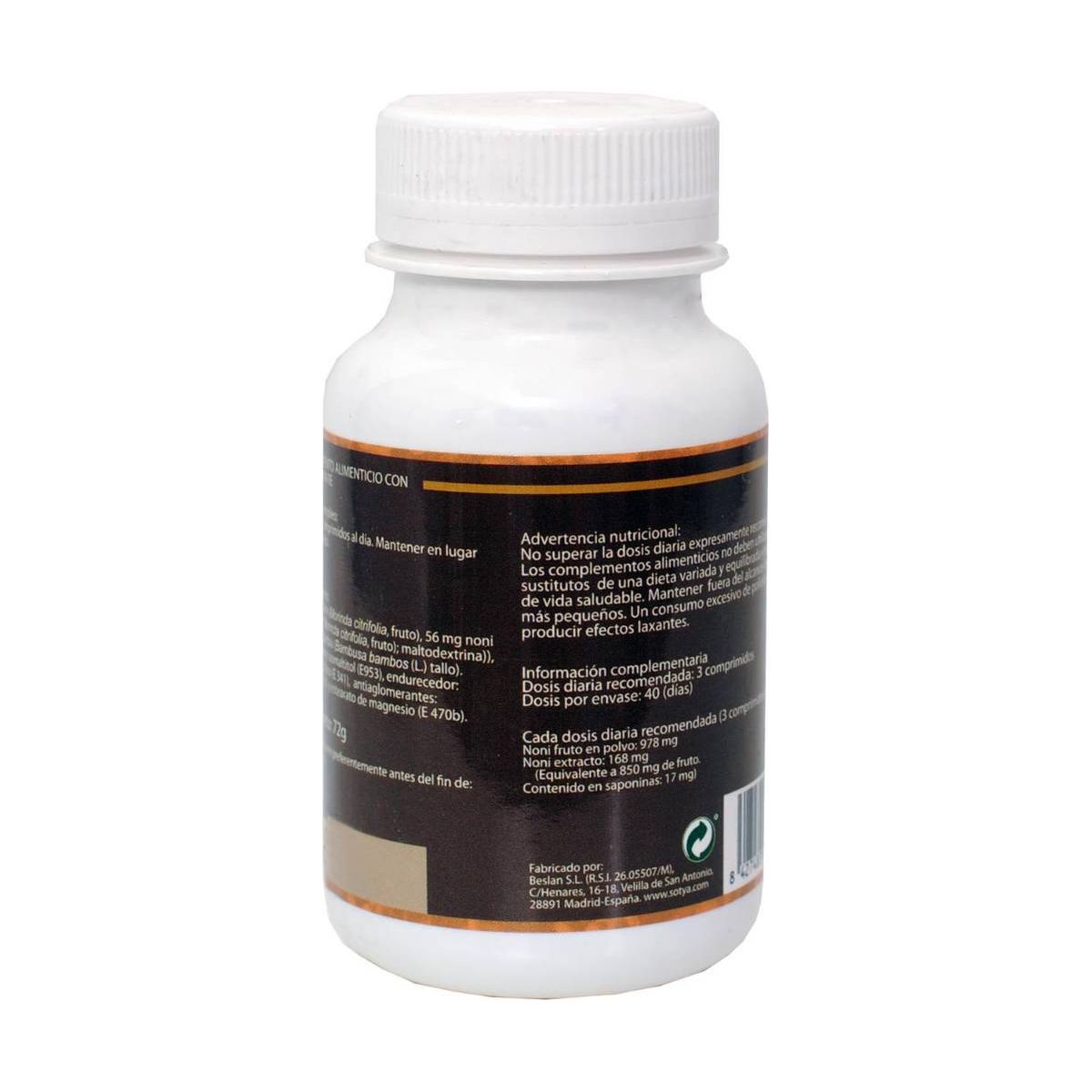 Noni 120 Comprimidos | Sotya - Dietetica Ferrer