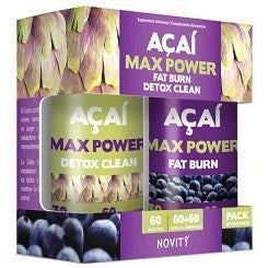 Acai Max Power 60 Capsulas + 60 comprimidos | Novity - Dietetica Ferrer
