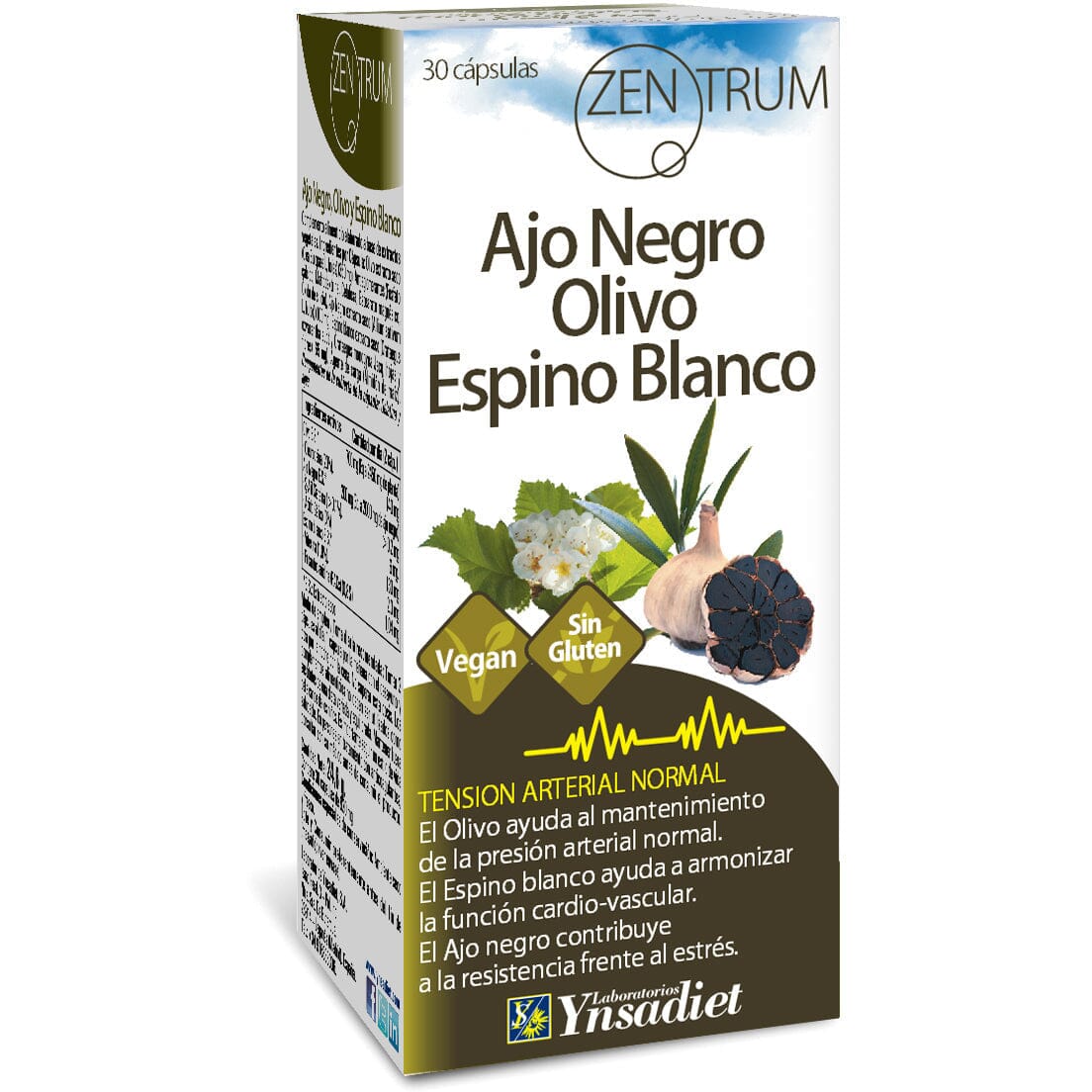 Olivo, Ajo Negro Y Espino 30 cápsulas | Ynsadiet - Dietetica Ferrer