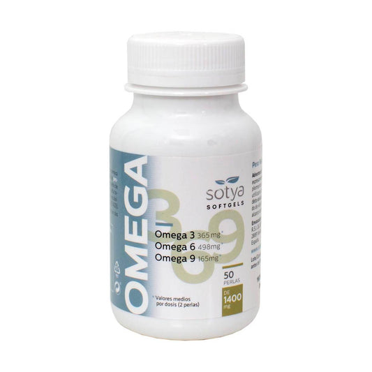 Omega 3 6 9 1400 mg 50 Perlas | Sotya - Dietetica Ferrer