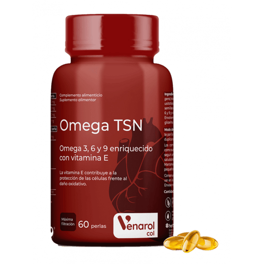 Omega 3 6 9 con Vitamina E 60 Perlas | Herbora - Dietetica Ferrer