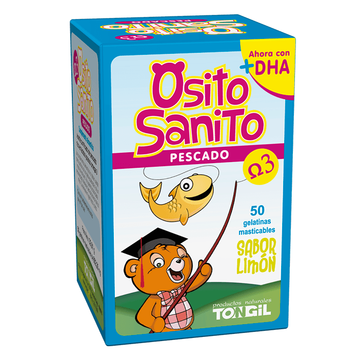Osito Sanito Pescado Omega 3 50 Gominolas | Tongil - Dietetica Ferrer