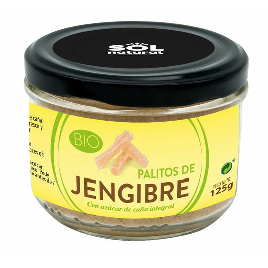 Palitos de Jengibre Bio 125 gr | Sol Natural - Dietetica Ferrer