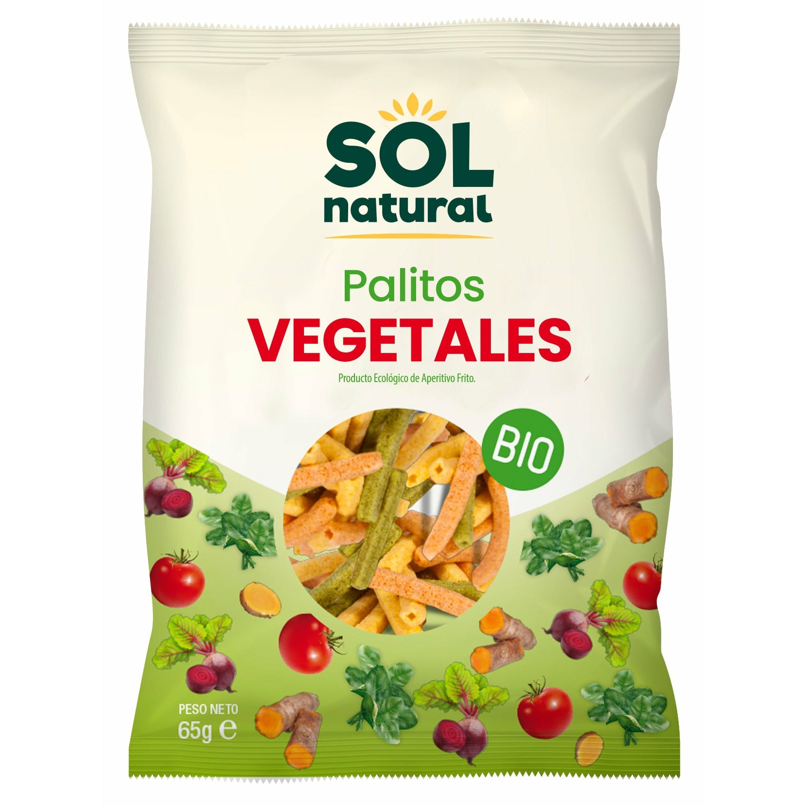 Palitos Vegetales Bio 70 gr | Sol Natural - Dietetica Ferrer