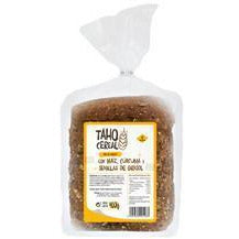 Pan de Molde Integral con Maiz Curcuma y Pipas de Girasol 400 gr | Taho Cereal - Dietetica Ferrer