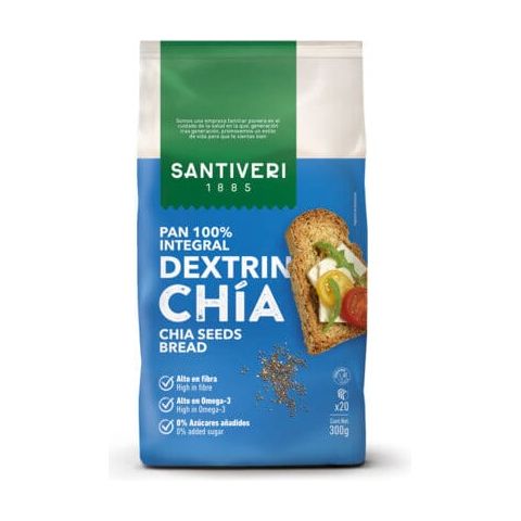 Pan Dextrin Con Chia 300 gr | Santiveri - Dietetica Ferrer