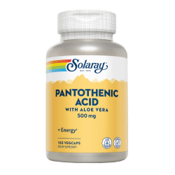 Pantothenic Acid 500 Mg 100 Capsulas | Solaray - Dietetica Ferrer