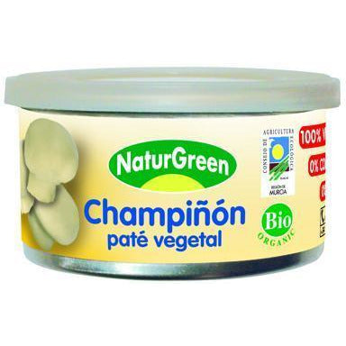 Pate de Champiñones Bio 125 gr | Naturgreen - Dietetica Ferrer