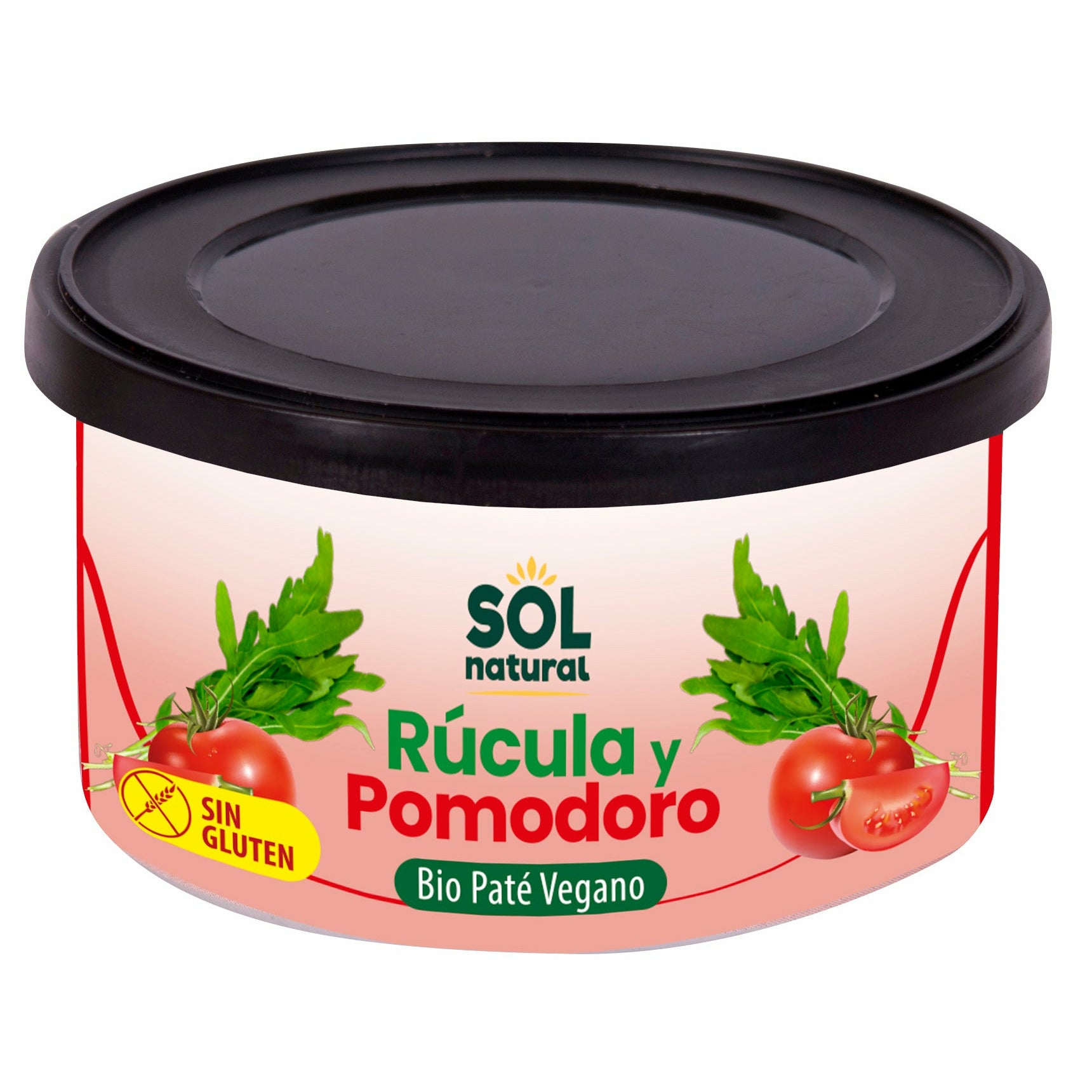 Pate Vegano de Rucula y Pomodoro Bio 125 gr | Sol Natural - Dietetica Ferrer