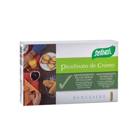 Picolinato de Cromo 40 Capsulas | Santiveri - Dietetica Ferrer