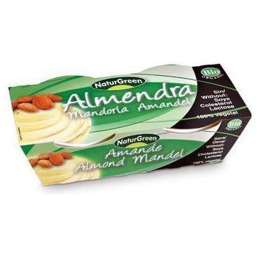 Postre de Almendra Bio 2 x 125 gr | Naturgreen - Dietetica Ferrer