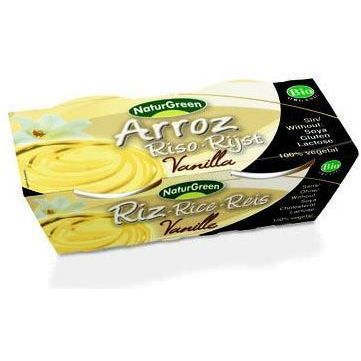 Postre de Arroz Vainilla Bio 2 x 125 gr | Naturgreen - Dietetica Ferrer