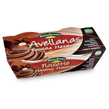 Postre de Chocolate Avellana Bio 2 x 125 gr | Naturgreen - Dietetica Ferrer