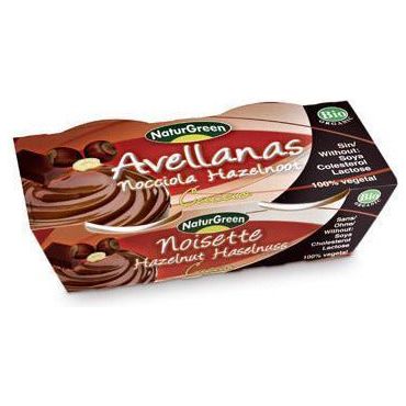 Postre de Chocolate Avellana Bio 2 x 125 gr | Naturgreen - Dietetica Ferrer