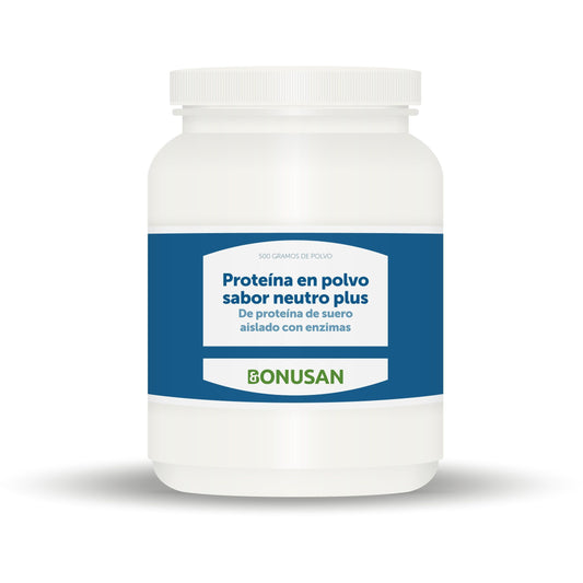Proteina en Polvo Sabor Neutro 500 gr | Bonusan - Dietetica Ferrer