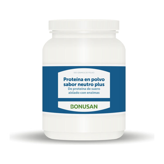 Proteina en Polvo Sabor Neutro 500 gr | Bonusan - Dietetica Ferrer