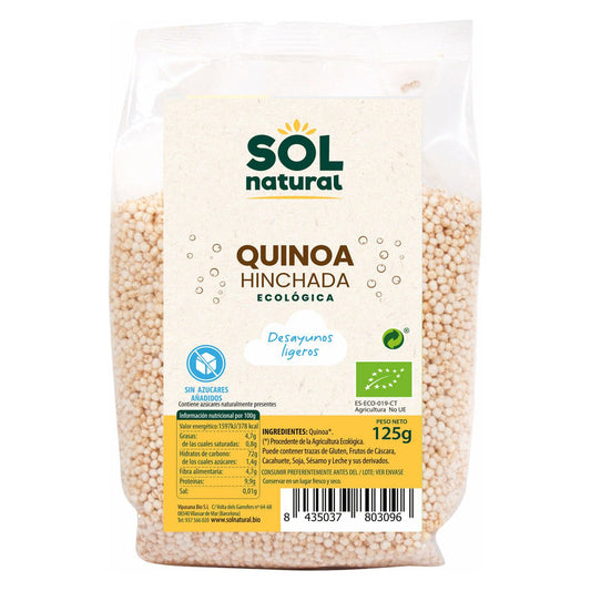 Quinoa Hinchada Bio 125 gr | Sol Natural - Dietetica Ferrer