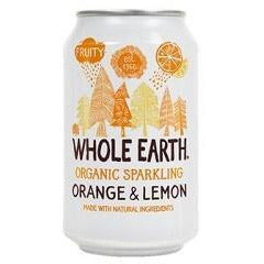 Refresco de Naranja y Limon Bio 330 ml | Whole Earth - Dietetica Ferrer