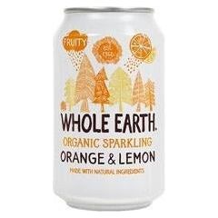 Refresco de Naranja y Limon Bio 330 ml | Whole Earth - Dietetica Ferrer