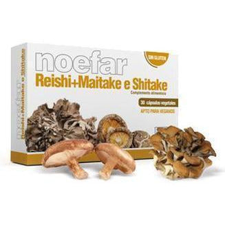 Reishi Maitake y Shitake 30 Capsulas | Noefar - Dietetica Ferrer