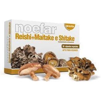 Reishi Maitake y Shitake 30 Capsulas | Noefar - Dietetica Ferrer