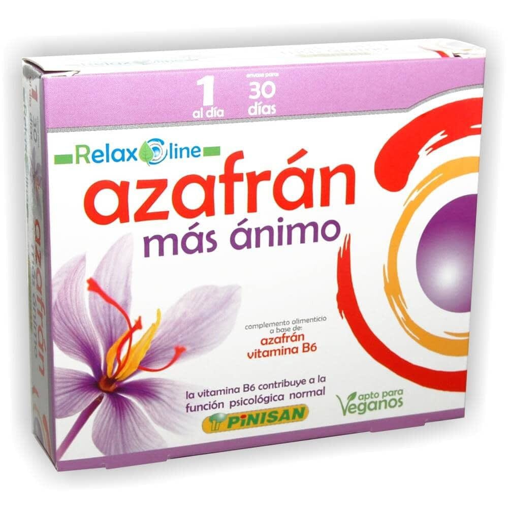 Relaxline Azafrán Más Ánimo 30 cápsulas | Pinisan - Dietetica Ferrer