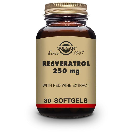 Resveratrol 250 Mg 30 Perlas | Solgar - Dietetica Ferrer