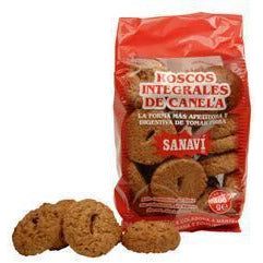 Roscos Integrales de Canela 400 gr | Sanavi - Dietetica Ferrer