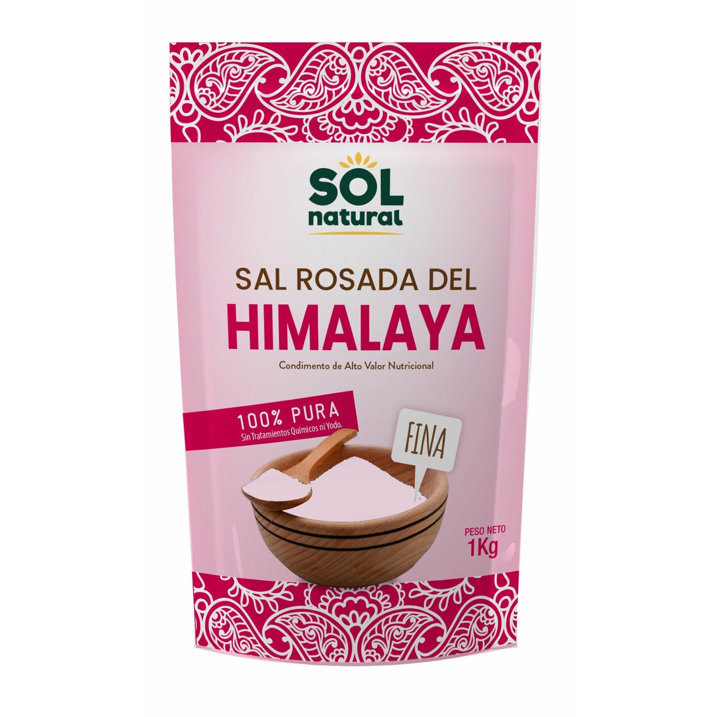 Sal Del Himalaya Fina 1 Kg | Sol Natural - Dietetica Ferrer