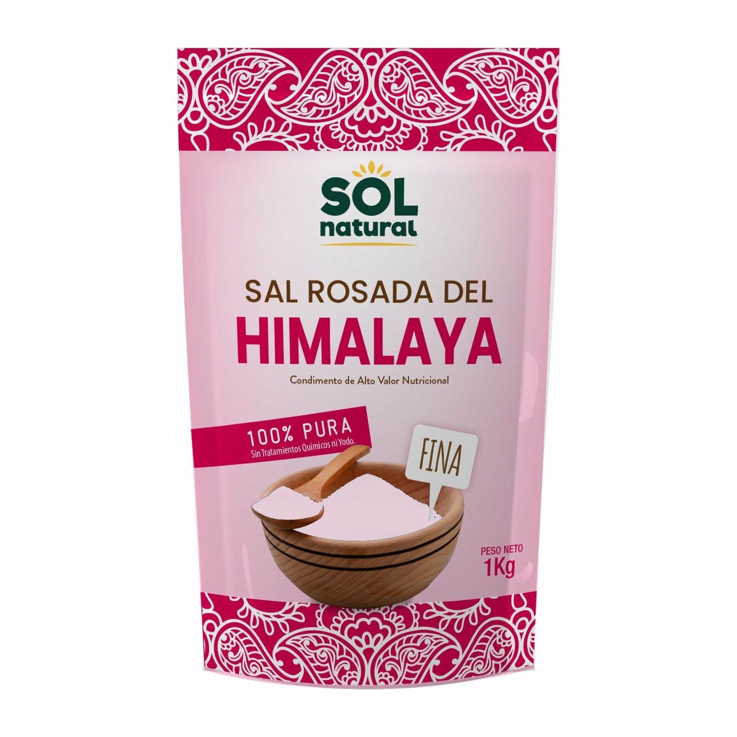 Sal Del Himalaya Fina 1 Kg | Sol Natural - Dietetica Ferrer