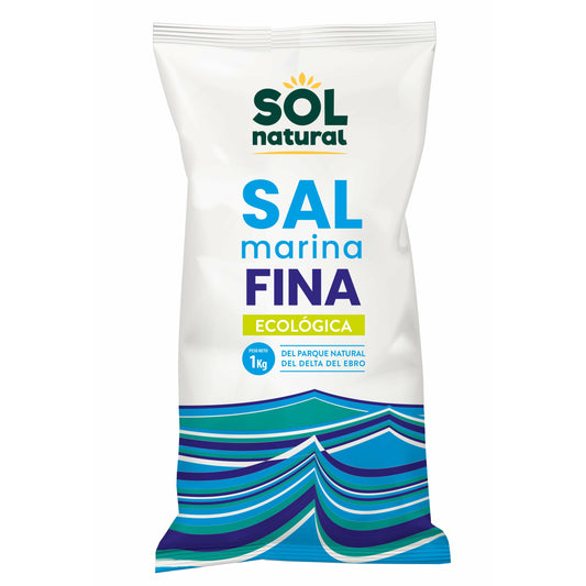 Sal Fina Ecologica Delta del Ebro 1 Kg | Sol Natural - Dietetica Ferrer