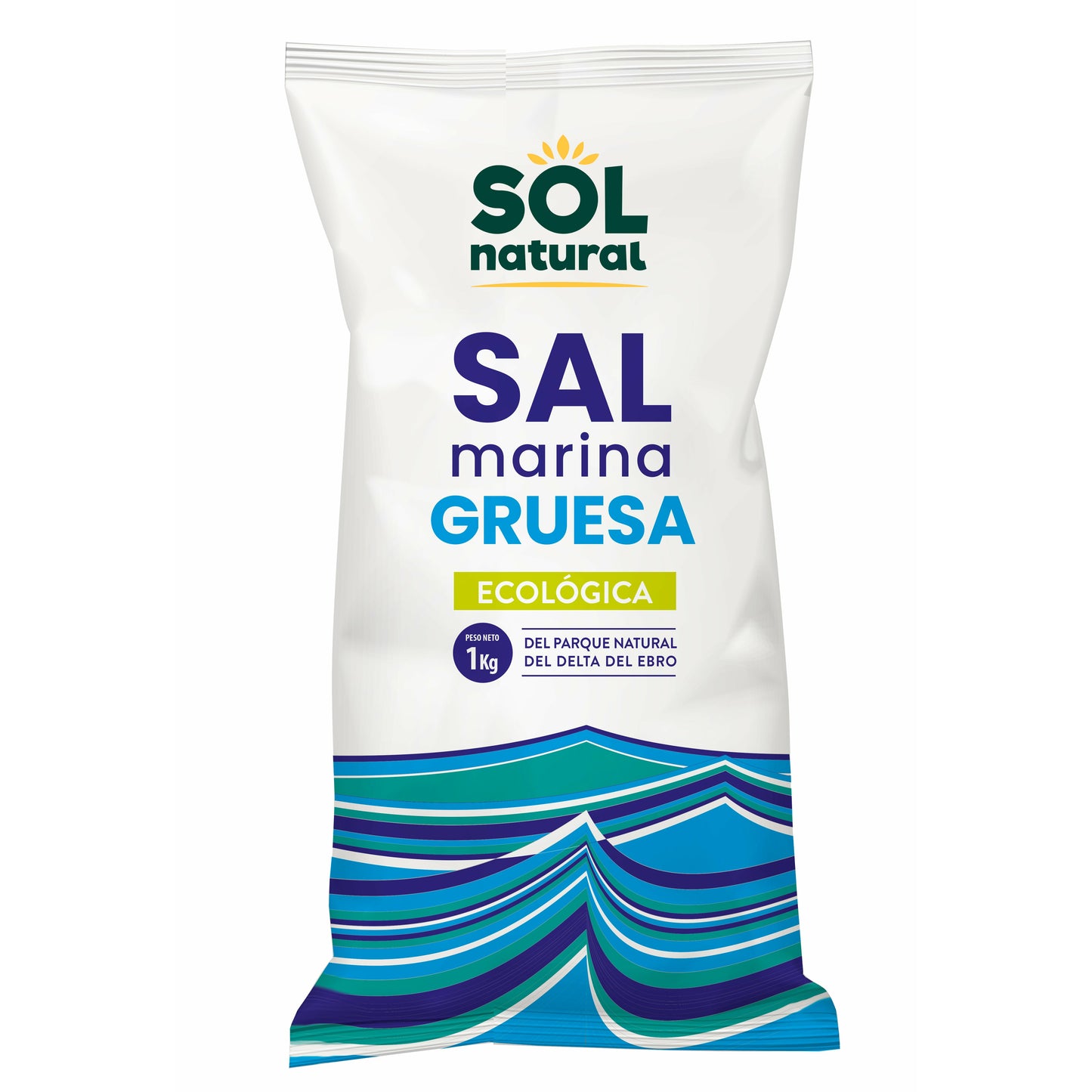 Sal Gruesa Ecologica Delta del Ebro 1 Kg | Sol Natural - Dietetica Ferrer
