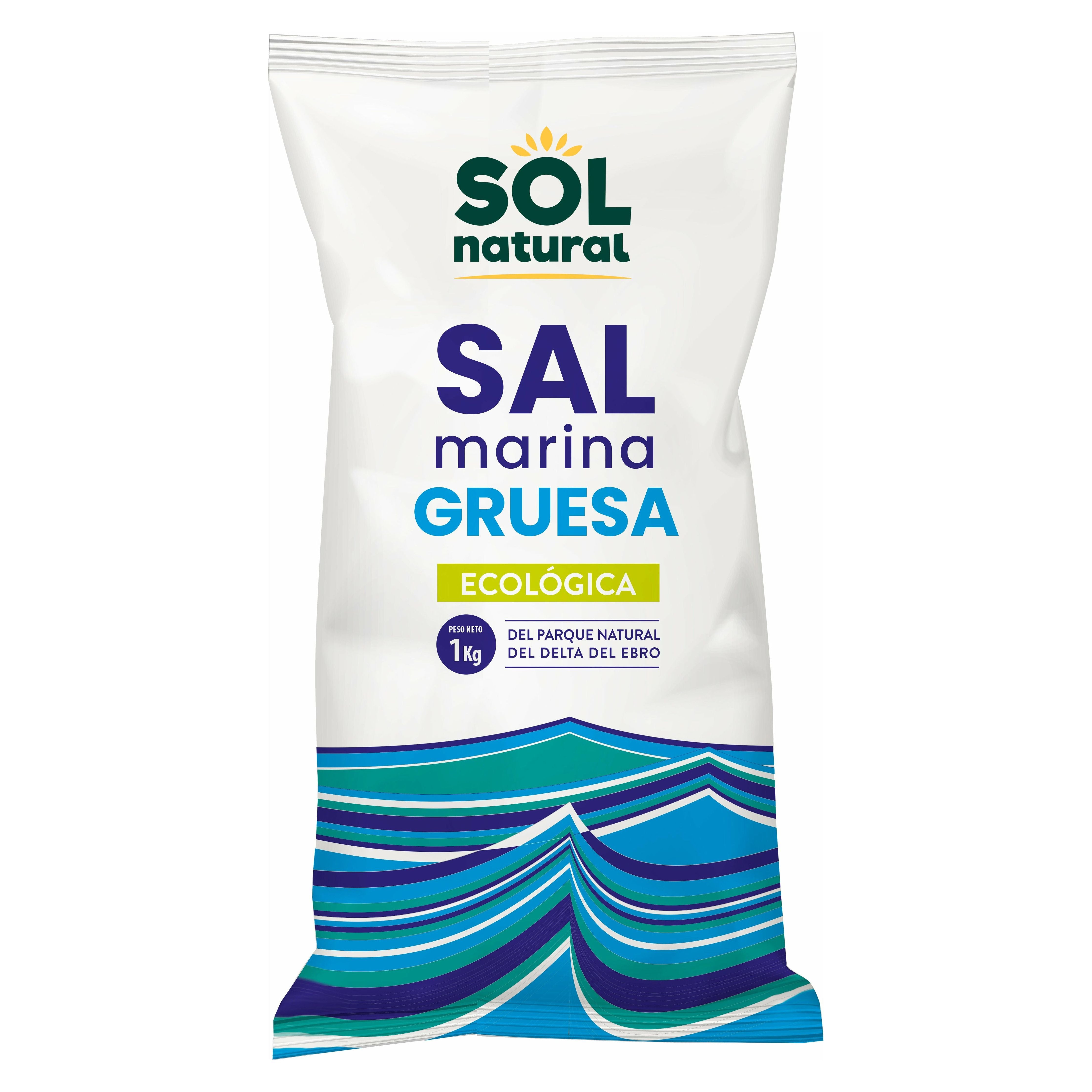 Sal Gruesa Ecologica Delta del Ebro 1 Kg | Sol Natural - Dietetica Ferrer