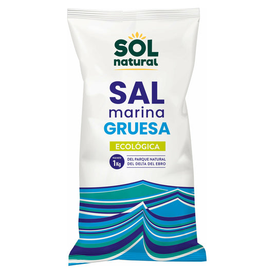 Sal Gruesa Ecologica Delta del Ebro 1 Kg | Sol Natural - Dietetica Ferrer