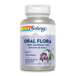 Sambuactin Oral Flora 30 Comprimidos | Solaray - Dietetica Ferrer