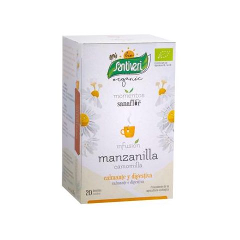 Sanaflor Infusion Manzanilla Bio 20 bolsitas | Santiveri - Dietetica Ferrer