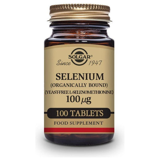 Selenium 100 µg 100 Comprimidos | Solgar - Dietetica Ferrer