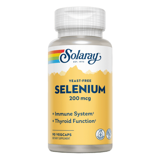 Selenium (Sin Levaduras) 200 Mcg 90 Capsulas | Solaray - Dietetica Ferrer