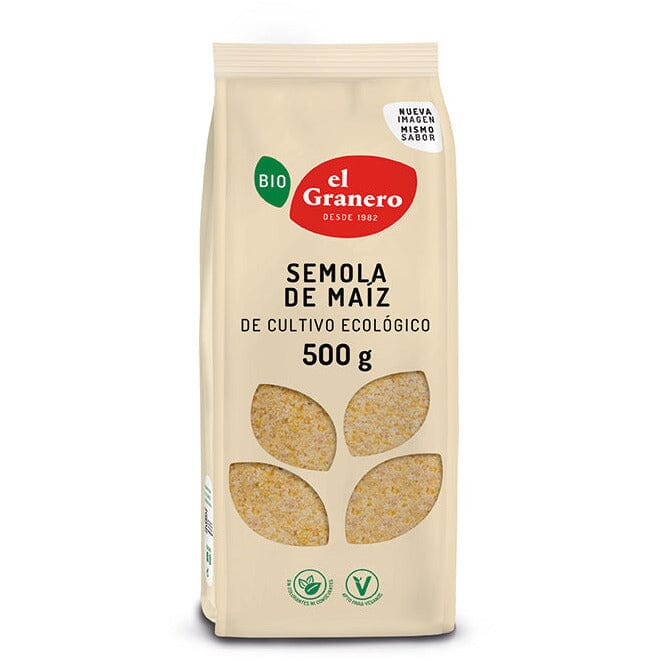 Semola de Maiz Integral Bio 500 gr | El Granero Integral - Dietetica Ferrer