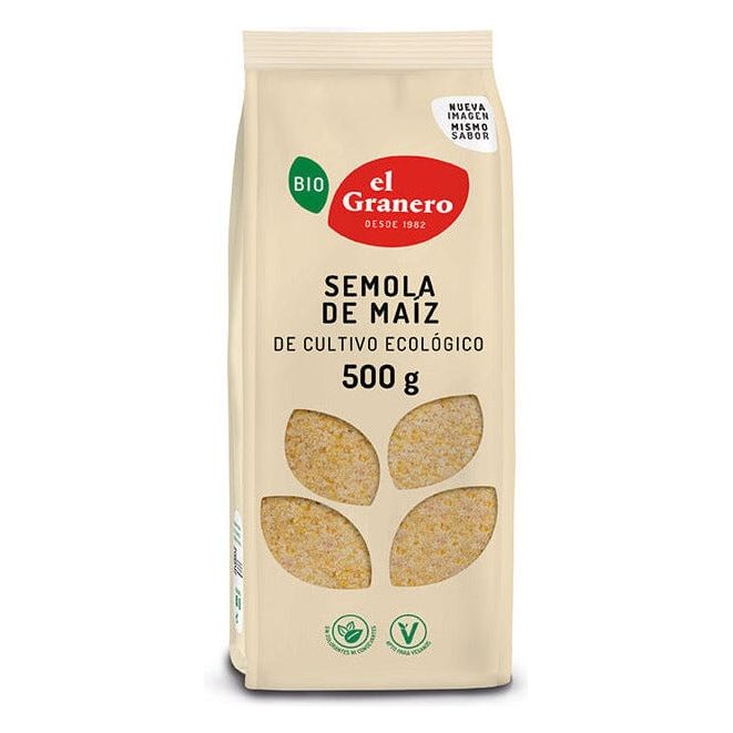 Semola de Maiz Integral Bio 500 gr | El Granero Integral - Dietetica Ferrer