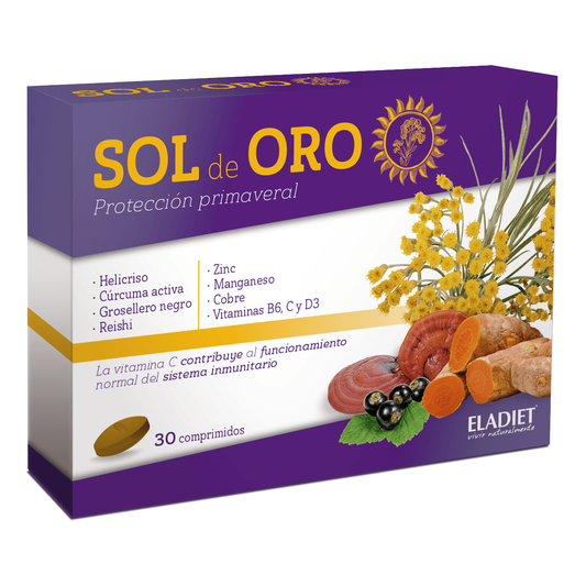 Sol de Oro 30 Comprimidos | Eladiet - Dietetica Ferrer