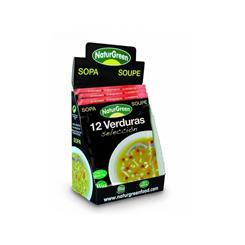 Sopa de 12 Verduras Bio 6 unidades | Naturgreen - Dietetica Ferrer