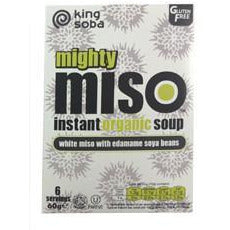 Sopa de Miso y Semillas de Edamame Bio 6 Unidades | King Soba - Dietetica Ferrer
