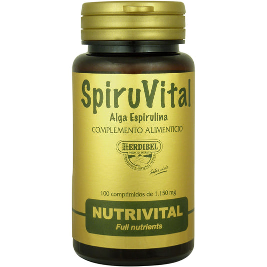 Spiruvital 100 Comprimidos | Herdibel - Dietetica Ferrer