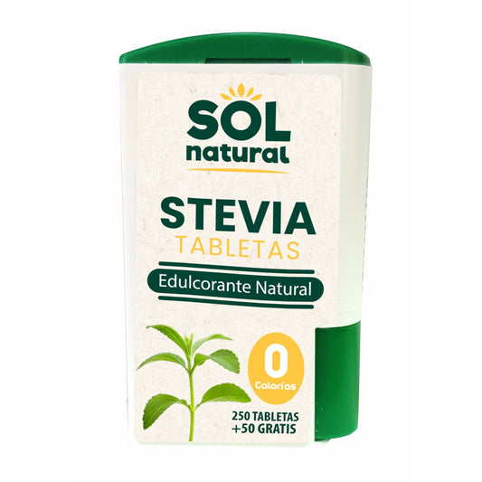 Stevia 300 Tabletas | Sol Natural - Dietetica Ferrer