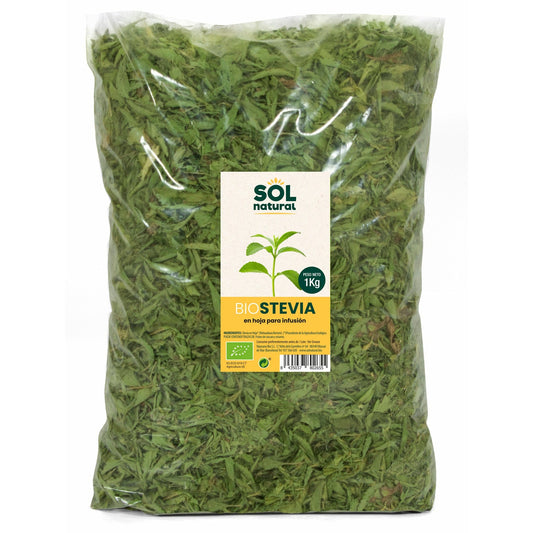Stevia a Granel en Hoja 1 kg | Sol Natural - Dietetica Ferrer