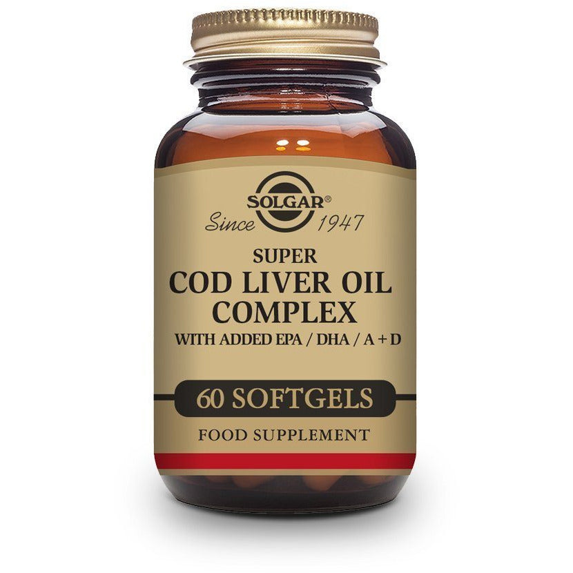 Super Cod Liver Oil Complex 60 Capsulas | Solgar - Dietetica Ferrer